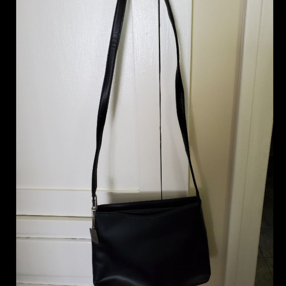 LONG , BLACK, CROSSBODY